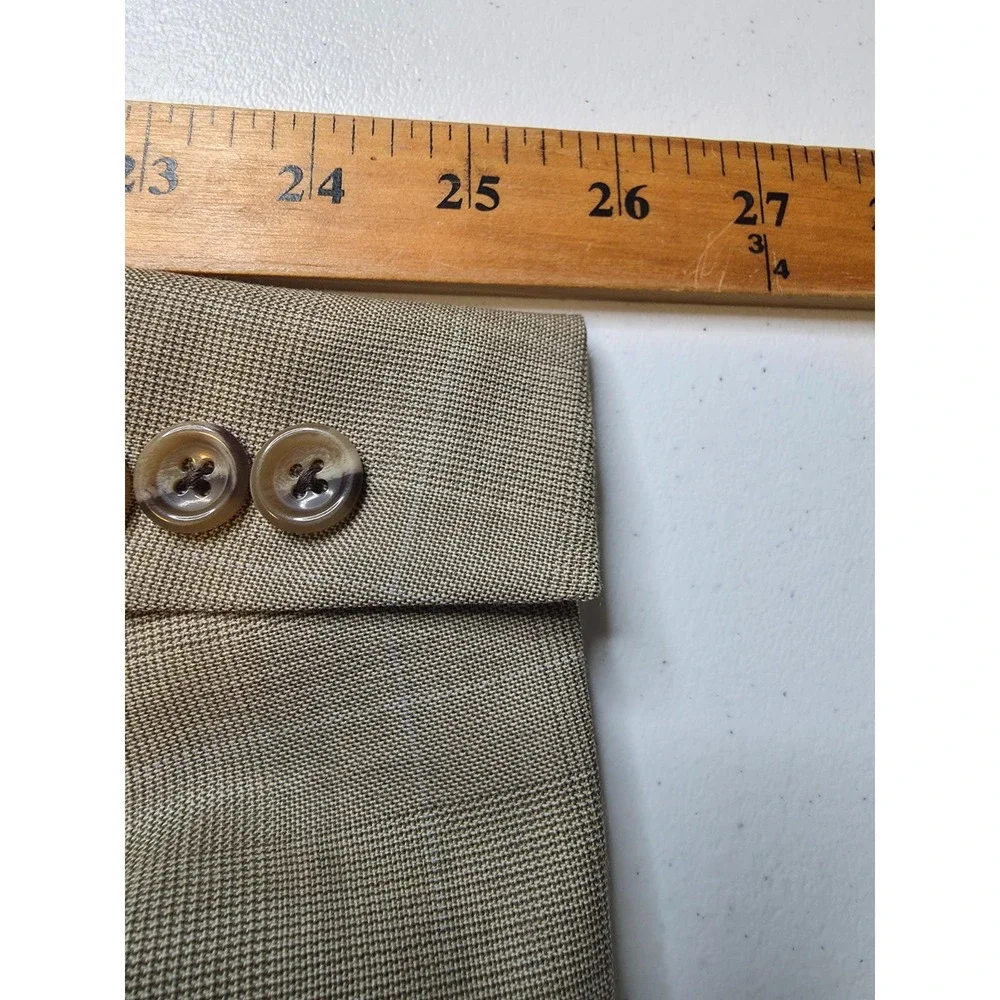Jos A Bank Blazer Mens 44R Brown Sports Coat Jacket 2 Buttons Vent Wool Cashmere